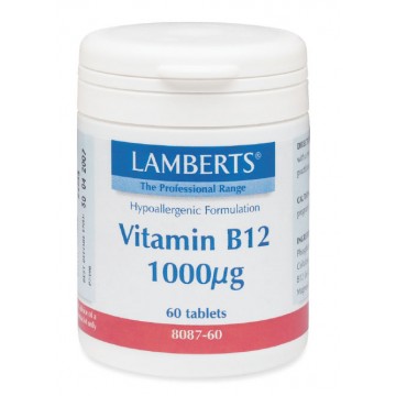 VITAMIN B-12 1000MCG 60TABS Βιταμινη B